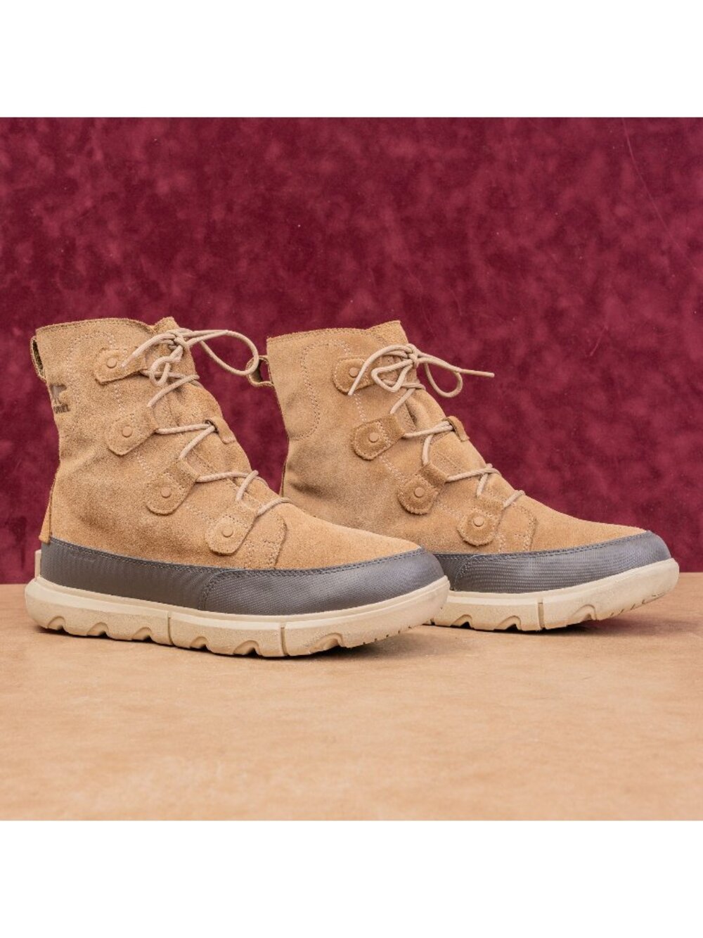 Sorel Men Explorer Drift Waterproof Brown Comfortable Suede Lace-up Boots sz 12